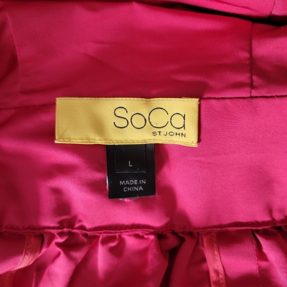 St. John SoCa Pink Zipper Jacket - Picture 6 of 8